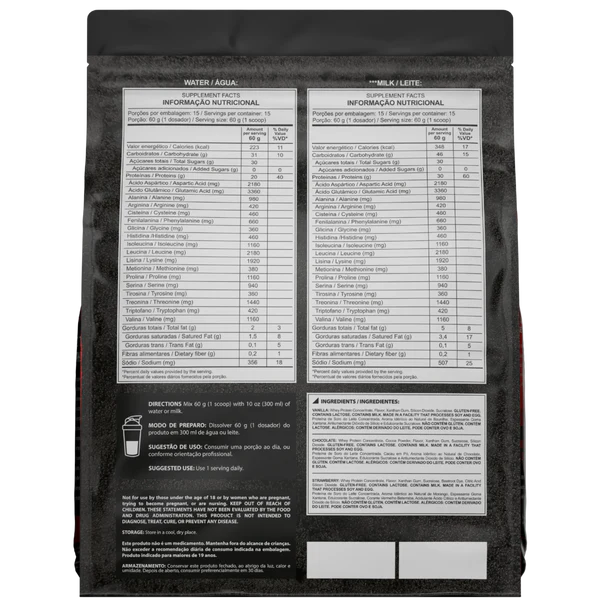 Whey One Refil 900g - Dark Lab morango - Imagem 3
