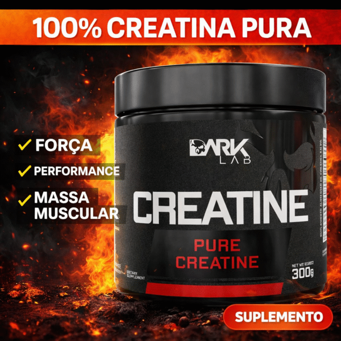 Creatina 300g Dark Lab | Mais Força e Resistência